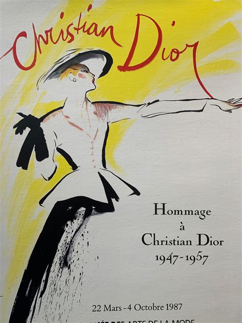 christian dior poster|christian dior sketches for sale.